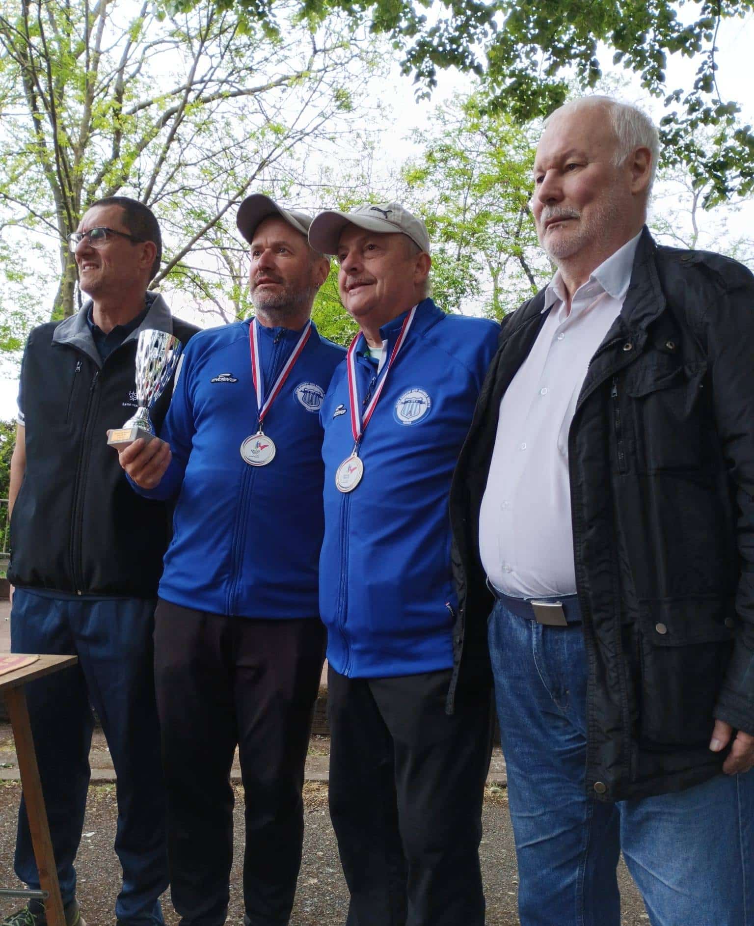 Sylvain et Thierry<br />
Vice-champions d'Île-de-France 2026 de Sport-Boules "Lyonnaises" Handisports Sourds en Doublettes