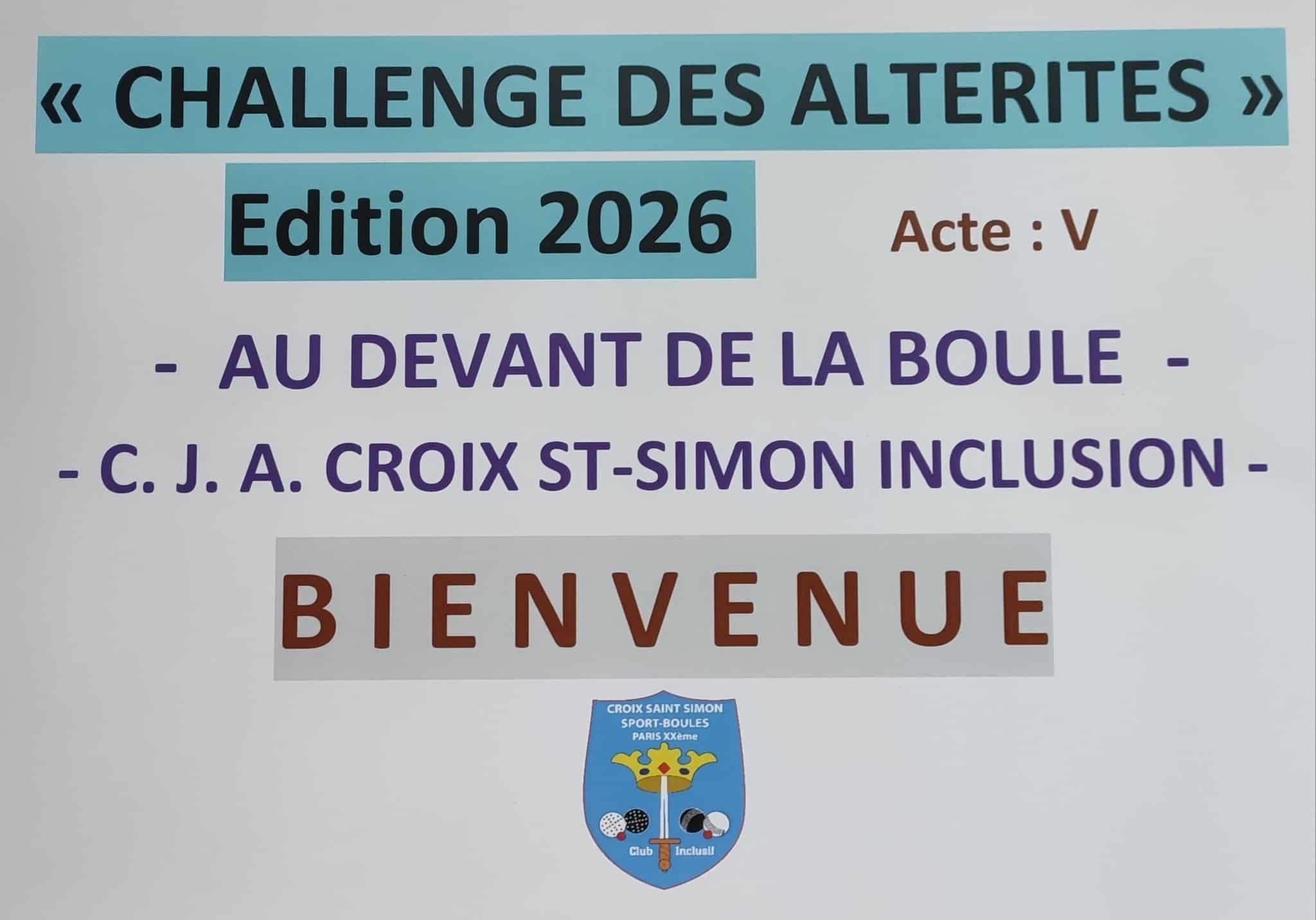 Challenge des Altérités 2026   Acte 5<br />
Le groupe des participants et organisateurs